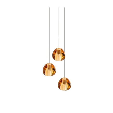 Terzani Mizu three light suspension lamp
