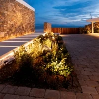 Wever & Ducrè Geo bollard with led spotlight Wever & Ducrè Geo bollard with led spotlight