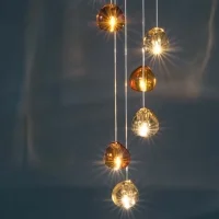 Terzani Mizu lampada sospensione cinque luci