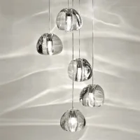 Terzani Mizu lampada sospensione sette luci