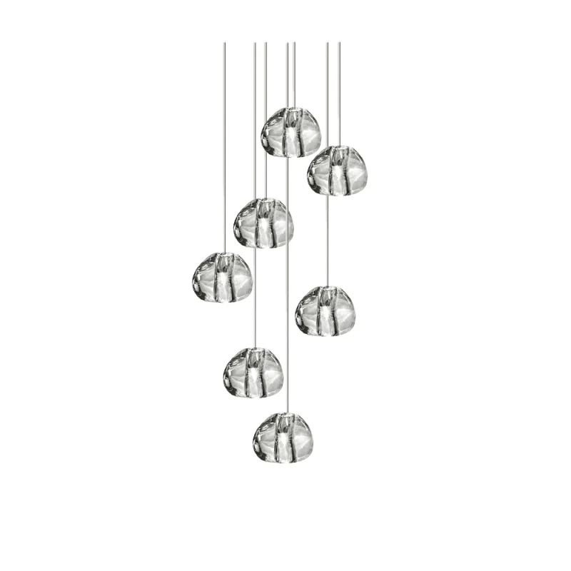 Terzani Mizu seven light suspension lamp Terzani Mizu seven light suspension lamp