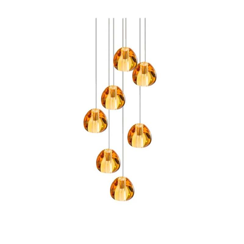 Terzani Mizu lampada sospensione sette luci