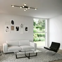 Wever & Ducrè Perlez Grid lampada da soffitto led