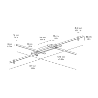 Wever & Ducrè Trace Grid 2.0 lampada da soffitto led