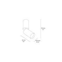 Maytoni Focus S faretto da soffitto