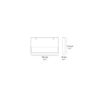 Isyluce Plate lampada da parete led