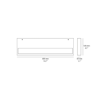 Isyluce Plate Duplex led wall lamp