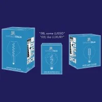 LED Curved Vintage Lamp Globe D.180 BUMPED E27 5W 2000K 150lm