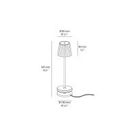 Bot Lighting Emma lampada a batteria per esterno dimmerabile