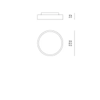 Ideal Lux Halo lampada da soffitto