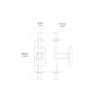 Astro Lighting Tacoma Twin struttura per applique led
