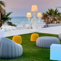 Slide Gelée Grand pouf