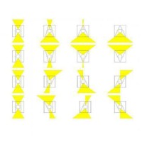 Ai Lati Cubetto Lampada da Parete Applique Biemissione LED 6W