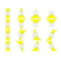 Ai Lati Cubetto Lampada da Parete Applique Biemissione LED 6W