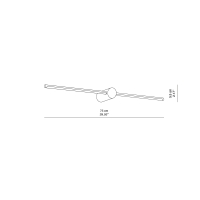 copy of Ideal Lux Filo SP1 Long Wire suspension lamp