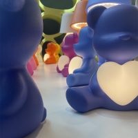 Qeeboo Teddy Love XS lampada ricaricabile