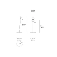 Estiluz Compass led table lamp