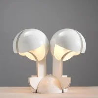 Martinelli Luce Ruspa 4 Lampada Da Tavolo In Alluminio Design