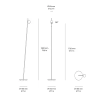 Estiluz Compass lampada da terra led Estiluz Compass lampada da terra led
