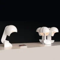 Martinelli Luce Ruspa 4 Lampada Da Tavolo In Alluminio Design