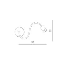 Ideal Lux Focus wall lamp