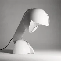 Martinelli Luce Ruspa Lampada da Tavolo Struttura In Alluminio