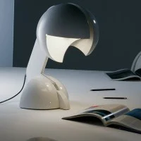 Martinelli Luce Ruspa Lampada da Tavolo Struttura In Alluminio