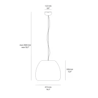 Rotaliana Pomi H2 suspension lamp
