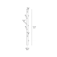 Minotti Bird Watch appendiabiti a parete