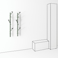 Minotti Bird Watch appendiabiti da terra