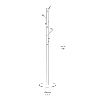 Minotti Bird Watch appendiabiti da terra