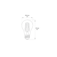 Light bulb drop A60 LED E27 8W 230V transparent Light bulb drop A60 LED E27 8W 230V transparent