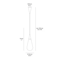 Rotaliana Goccia suspension lamp