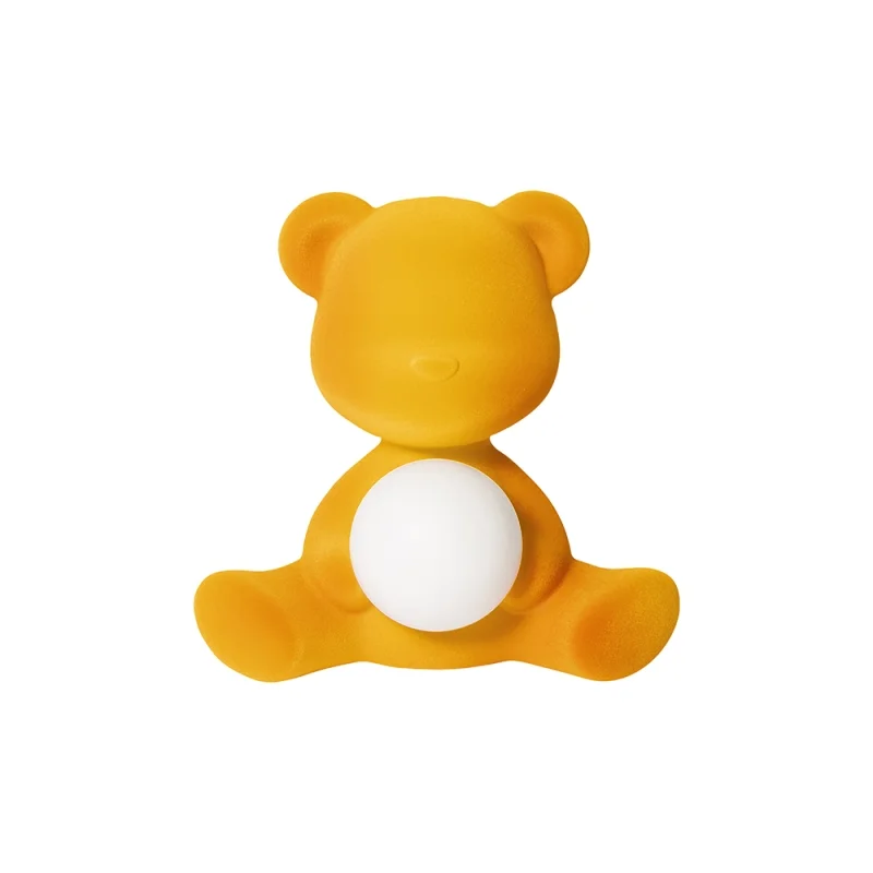 Qeeboo Teddy Girl Velvet battery lamp Qeeboo Teddy Girl Velvet battery lamp