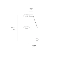 Estiluz Compass single led wall lamp