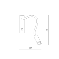 Ideal Lux Io lampada da parete