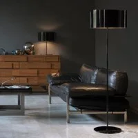 Oluce Switch 306 Lampada Da Terra in Metallo Design By Nendo