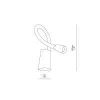 Ideal Lux Goose adjustable wall light