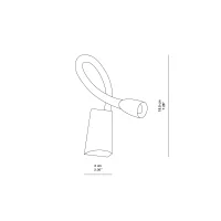 Ideal Lux Goose adjustable wall light