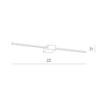 Ideal Lux Theo wall lamp