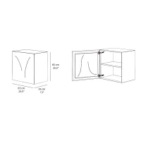 Minotti storage unit Riflesso d'Onda
