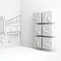 Minotti storage unit Riflesso d'Onda