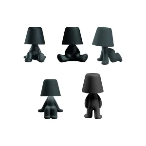 Qeeboo Sweet Brothers complete masterpack x 5 black