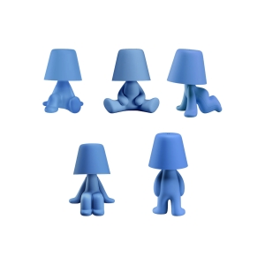 Qeeboo Sweet Brothers masterpack x 5 completo azzurro