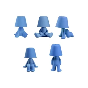 Qeeboo Sweet Brothers masterpack x 5 completo azzurro