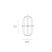 Kundalini Kooi led suspension lamp