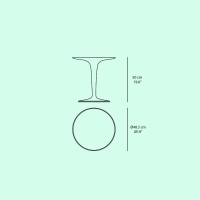 Kartell tavolino Tip Top Vetro