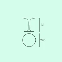 Kartell tavolino Tip Top Vetro