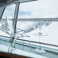 Kartell Tip Top Glass side table