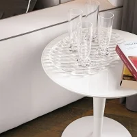 Kartell Tip Top Glass side table